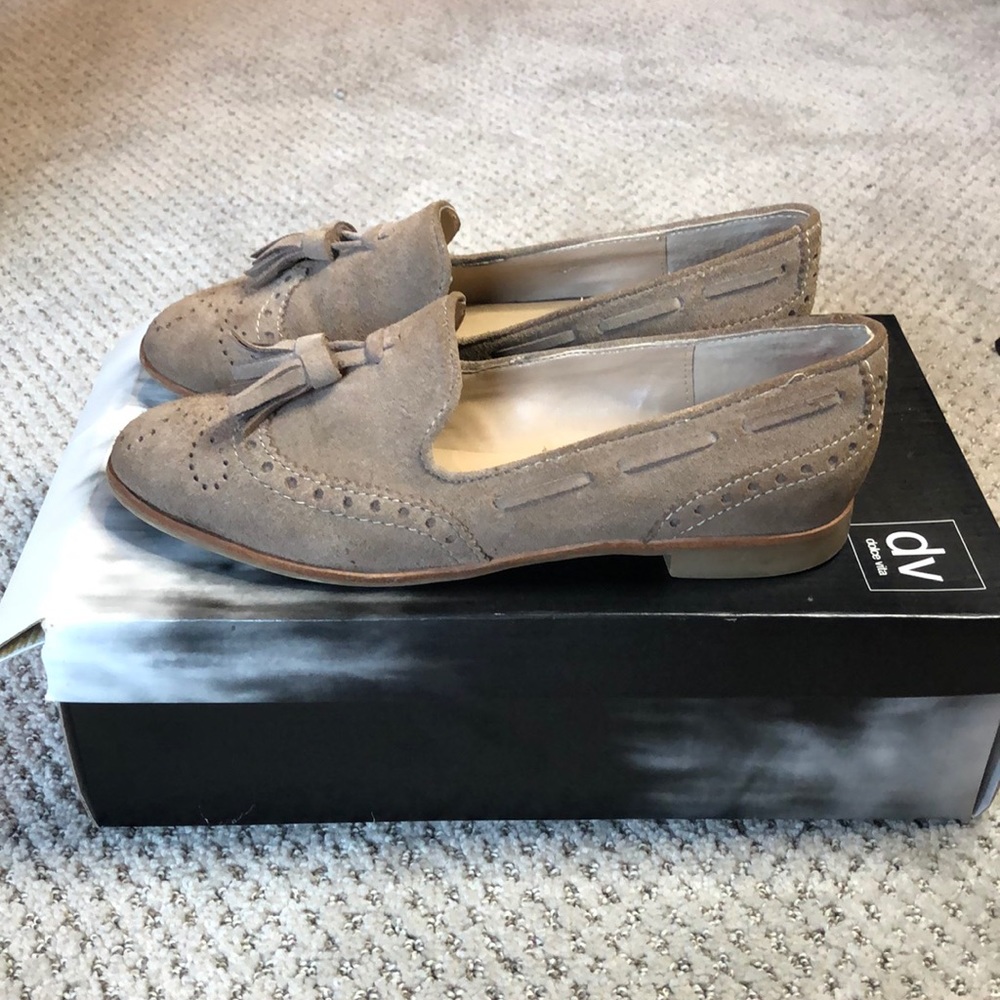 Dolce Vita Taupe Suede Loafer